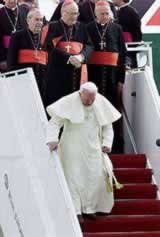 Jasus Paddy, look at him go, 
hes a natural on dem stairs, Im telling ye.